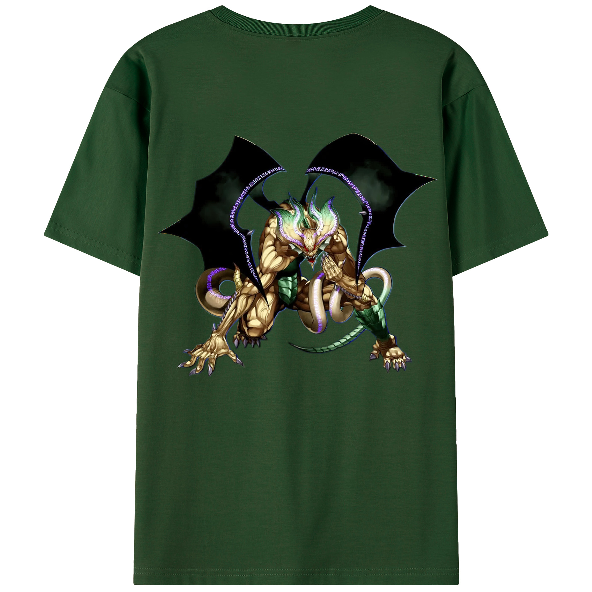（画像用） 遊☆戯☆王 Yu-Gi-Oh! 綿100％半袖Tシャツ（背面プリント）